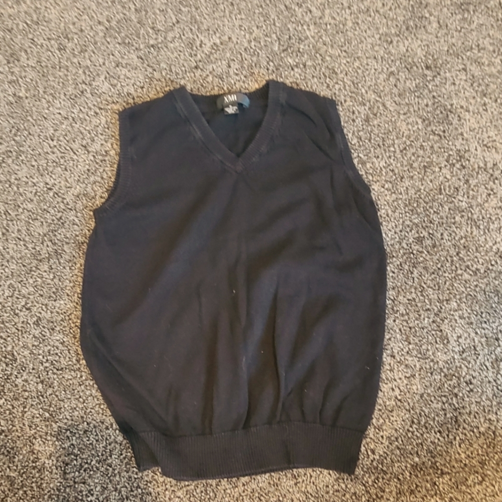 XMI Boys black sweater vest